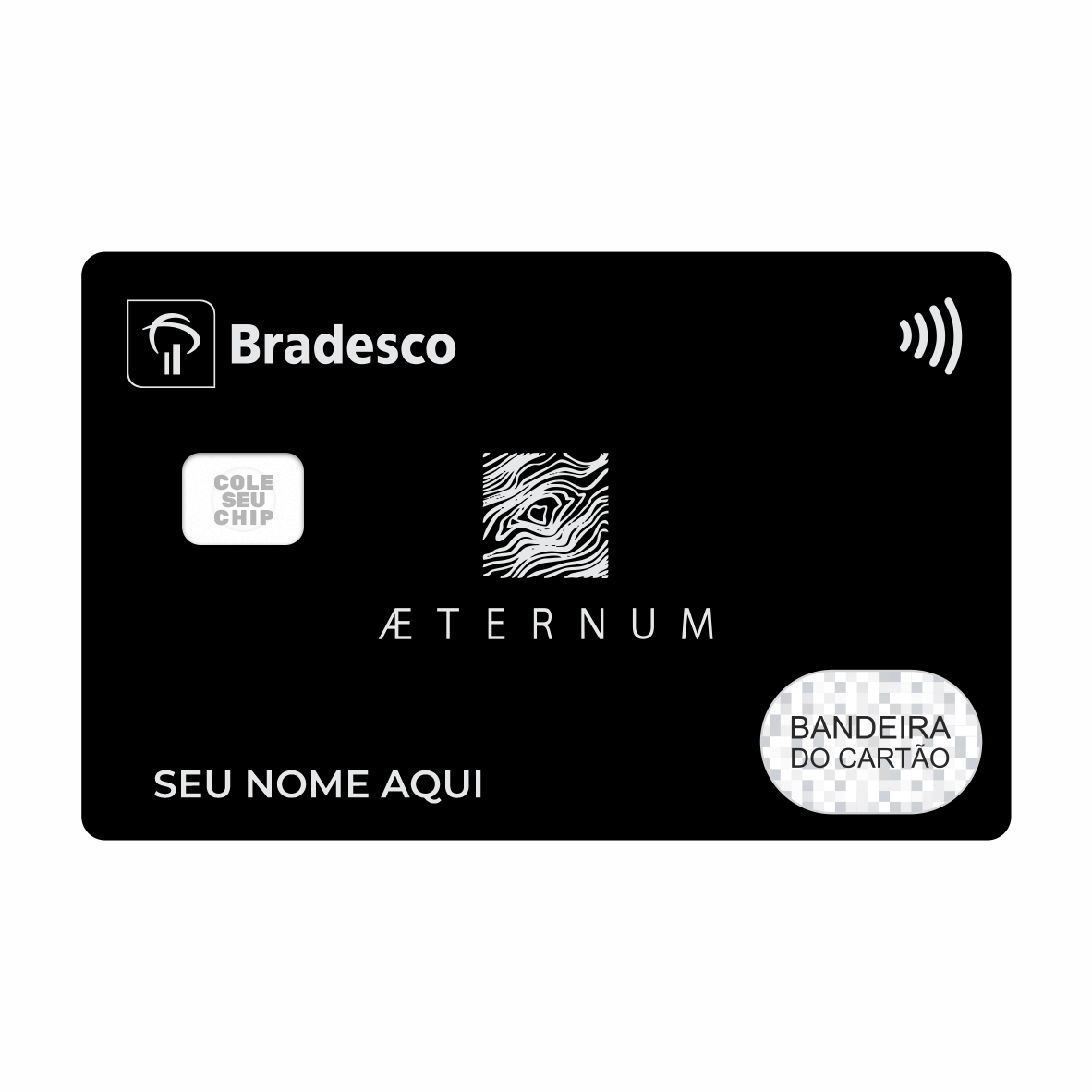METACARD - Cartão De Plástico Com Impressão Digital UV - Bradesco Aeternum METACARD - Cartão De Plástico Com Impressão Digital UV - Bradesco Aeternum